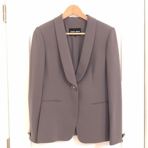 Plum Giorgio Armani Suit Jacket